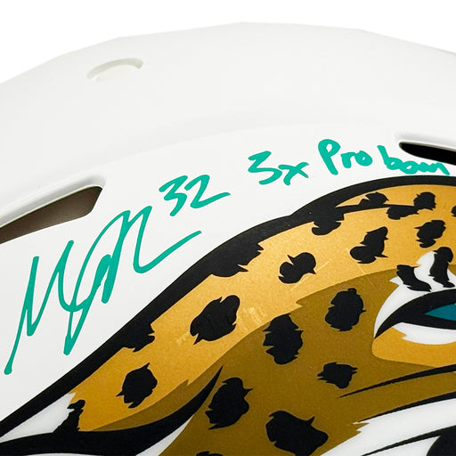 Maurice Jones-Drew Signed 3x Pro Bowl Inscription Jacksonville Jaguars Authentic Alt Speed Full-Size Football Helmet (JSA)