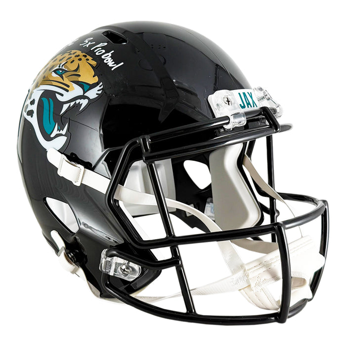 Maurice Jones-Drew Signed 3x Pro Bowl Inscription Jacksonville Jaguars Speed Full-Size Replica Football Helmet (JSA)