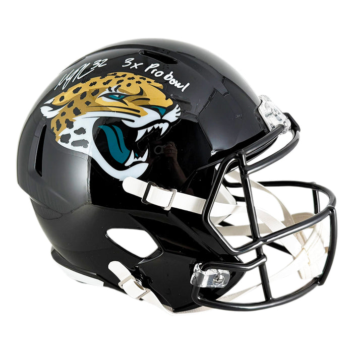 Maurice Jones-Drew Signed 3x Pro Bowl Inscription Jacksonville Jaguars Speed Full-Size Replica Football Helmet (JSA)
