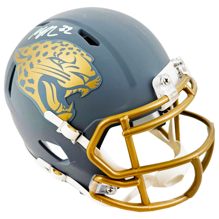 Maurice Jones-Drew Signed Jacksonville Jaguars Slate Alternate Speed Mini Football Helmet (JSA)