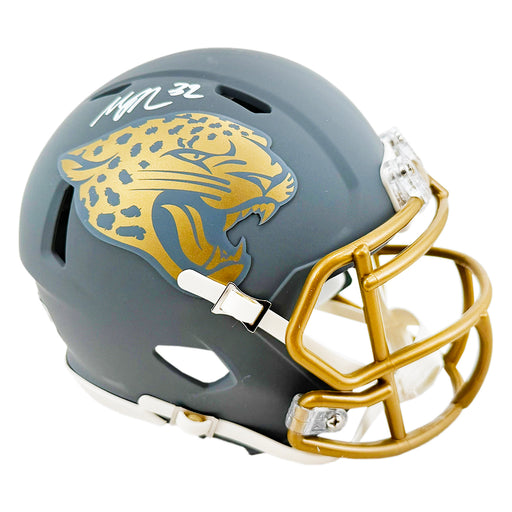 Maurice Jones-Drew Signed Jacksonville Jaguars Slate Alternate Speed Mini Football Helmet (JSA)