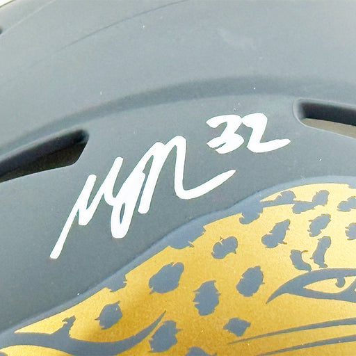 Maurice Jones-Drew Signed Jacksonville Jaguars Slate Alternate Speed Mini Football Helmet (JSA)