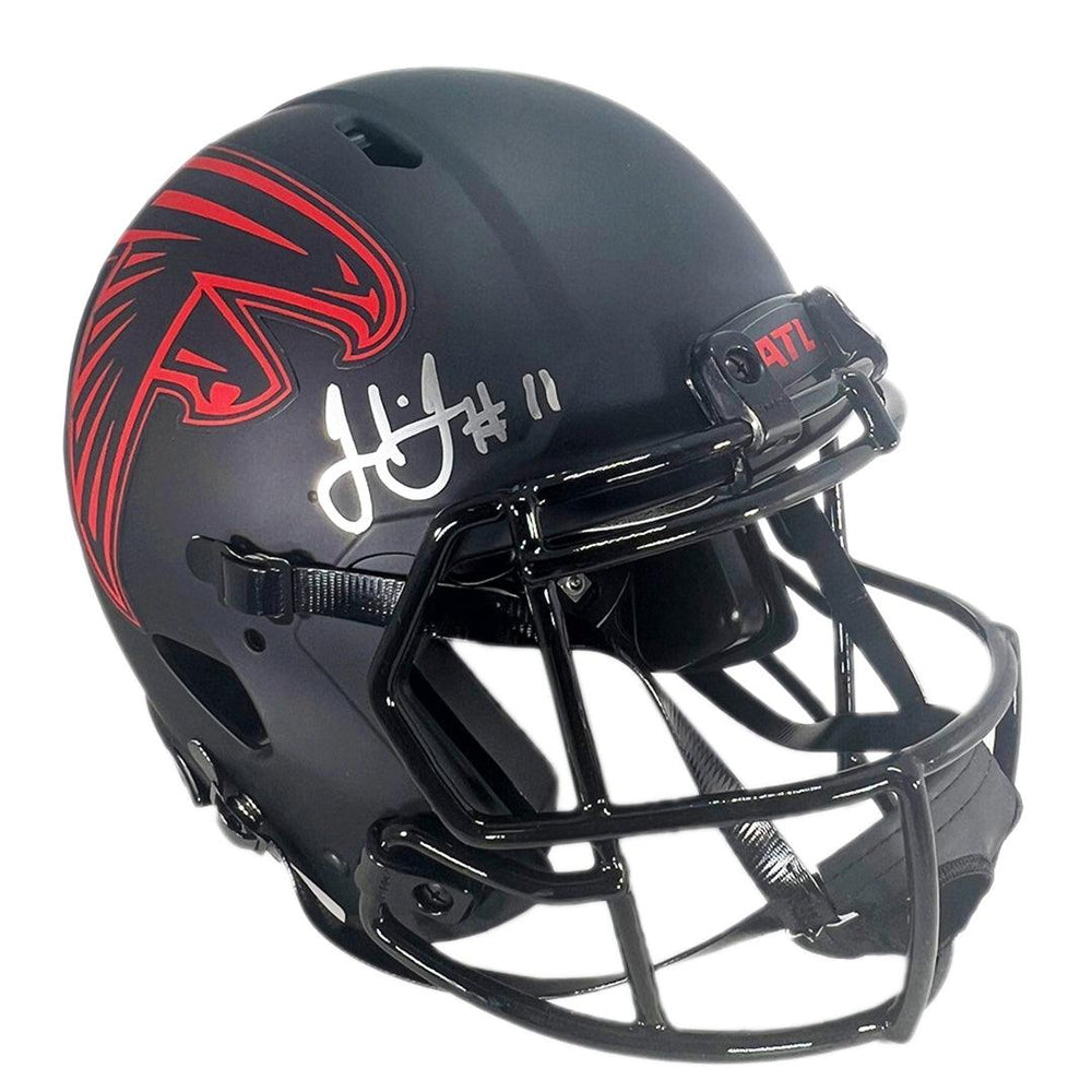 Julio Jones Signed Atlanta Falcons Authentic Eclipse Speed Full-Size Football Helmet (Beckett) - RSA