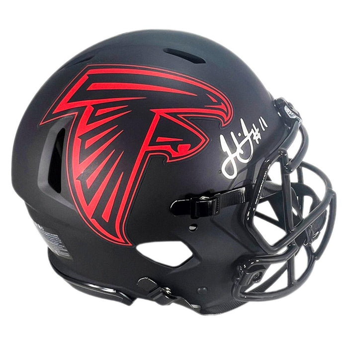 Julio Jones Signed Atlanta Falcons Authentic Eclipse Speed Full-Size Football Helmet (Beckett) - RSA