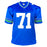 Walter Jones Signed Seattle Royal Blue Football Jersey (Beckett)