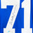 Walter Jones Signed Seattle Royal Blue Football Jersey (Beckett)