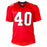Brian Jordan Signed Atlanta Red Football Jersey (Beckett)