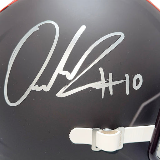 Quinshon Judkins Signed Cleveland Browns Speed 2025 Full-Size Replica Football Helmet (Beckett)