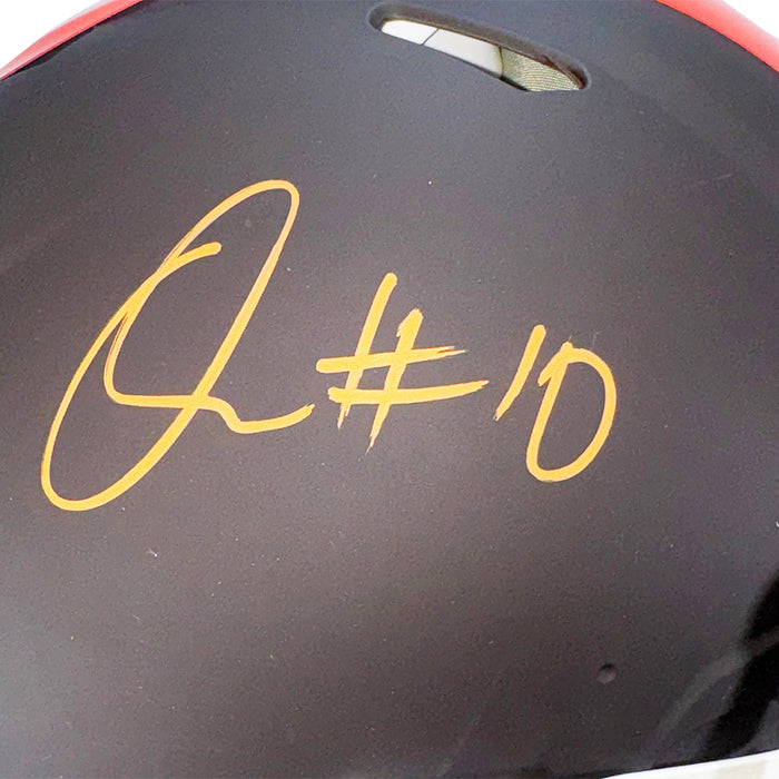 Quinshon Judkins Signed Cleveland Browns Alt 2025 Authentic Speed Full-Size Football Helmet (Beckett)