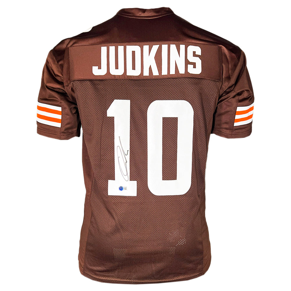 Quinshon Judkins Signed Cleveland Brown Football Jersey (Beckett)