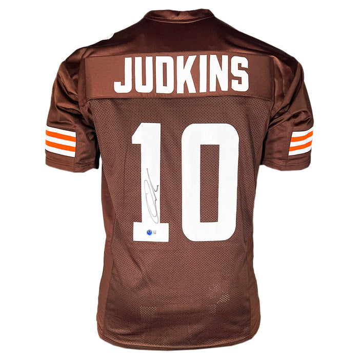 Quinshon Judkins Signed Cleveland Brown Football Jersey (Beckett)