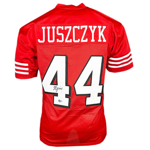 Kyle Juszczyk Signed San Francisco Red Shadow Number Football Jersey (Beckett) - RSA
