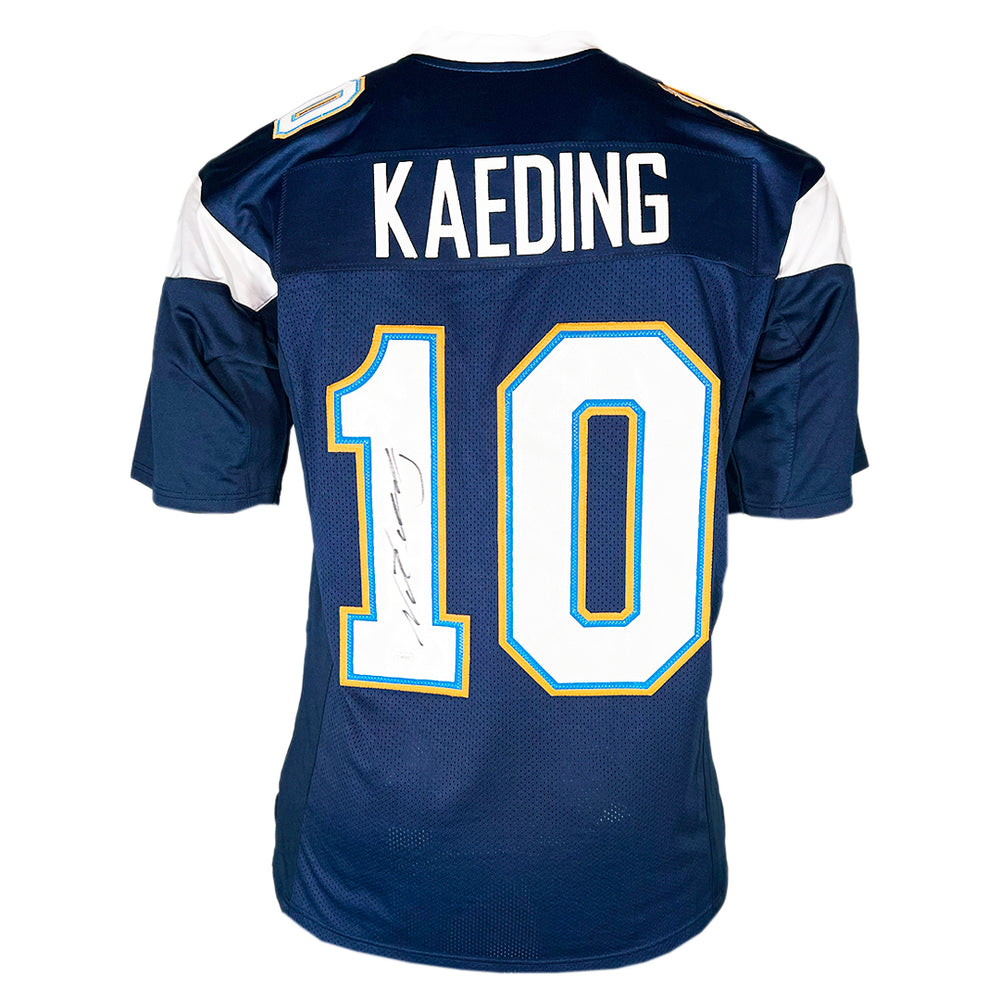Nate Kaeding Signed San Diego Navy Football Jersey (JSA)