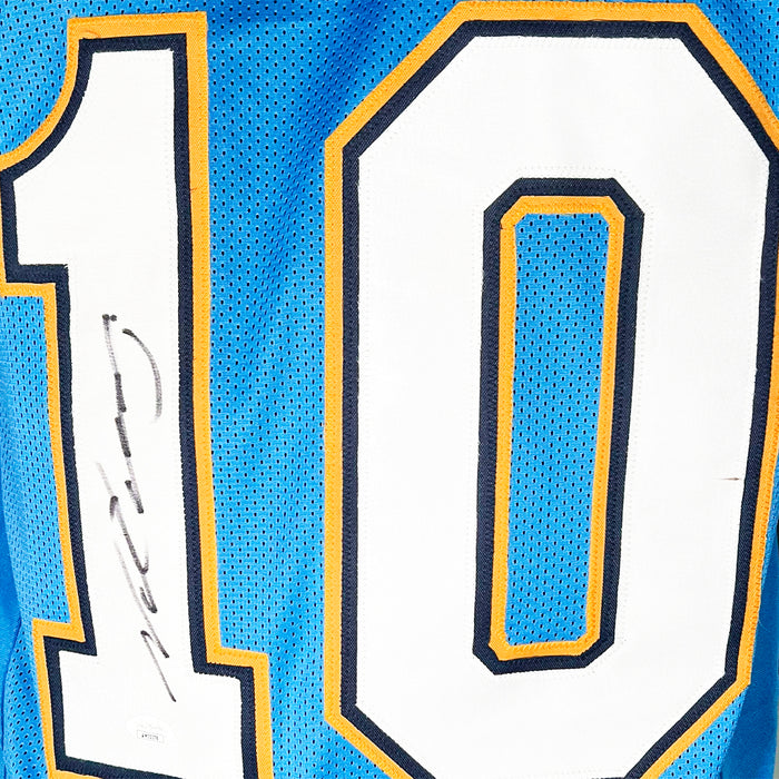 Nate Kaeding Signed San Diego Light Blue Football Jersey (JSA)