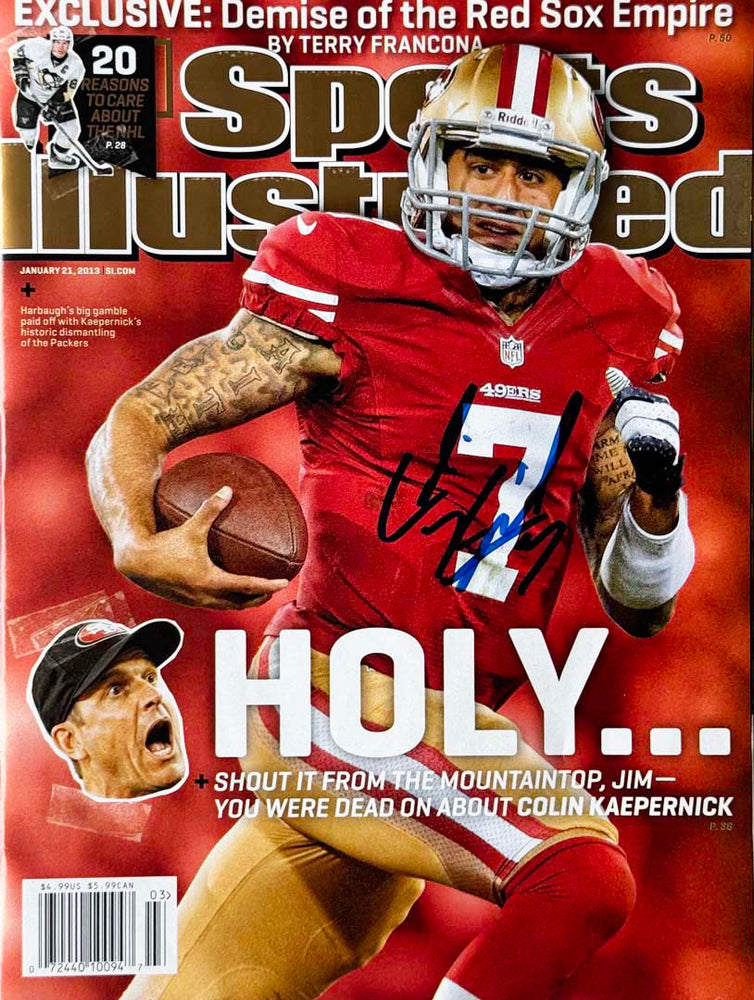 Colin Kaepernick Signed Sports Illustrated 1/21/2013 Issue (PSA)