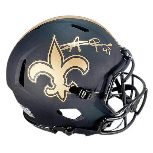 Alvin Kamara Signed New Orleans Saints Eclipse Speed Full-Size Football Helmet (JSA)