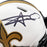 Alvin Kamara Signed New Orleans Saints Lunar Mini Football Helmet (JSA)