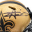 Alvin Kamara Signed New Orleans Saints Rave Mini Football Helmet (JSA)