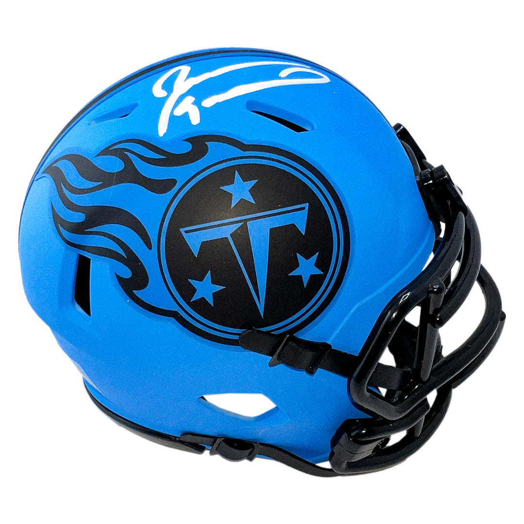 Jevon Kearse Signed Tennessee Titans Rave Mini Football Helmet (JSA) — RSA