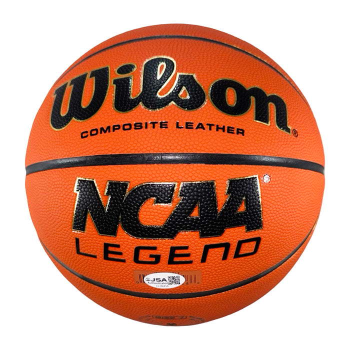 Keaton Wagler Signed Wilson NCAA Legend Basketball (JSA)