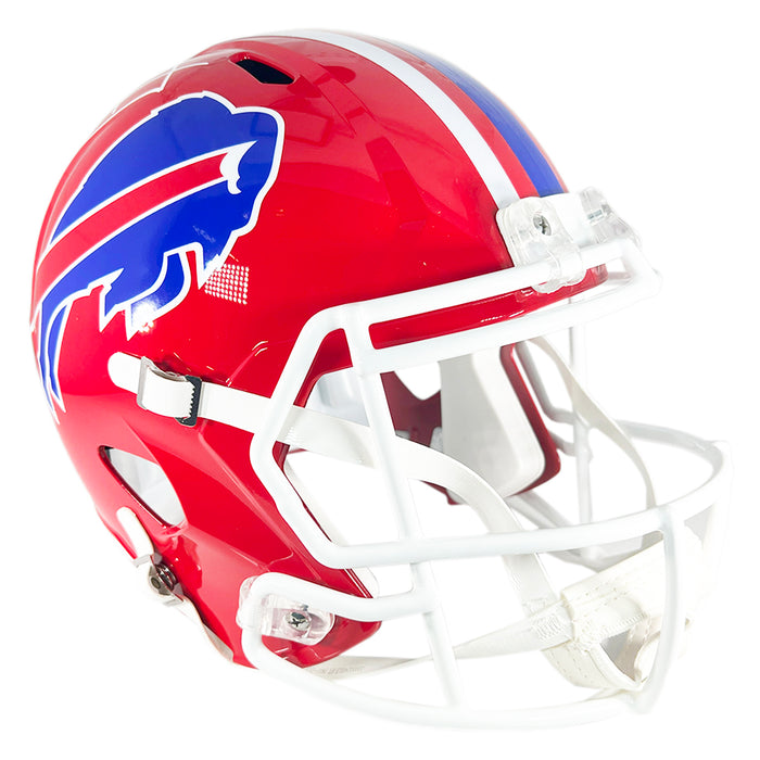 Jim Kelly Signed Buffalo Bills 1987-01 Speed Full-Size Replica Football Helmet (BECKETT)