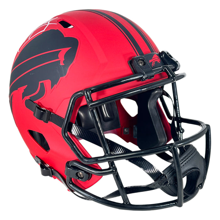 Jim Kelly Signed Buffalo Bills Rave Full-Size Replica Football Helmet (JSA)