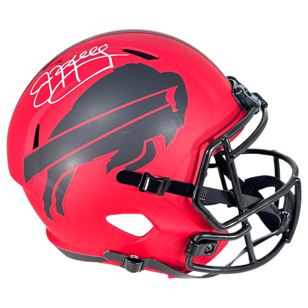Jim Kelly Signed Buffalo Bills Rave Full-Size Replica Football Helmet (JSA)