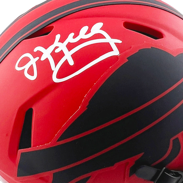 Jim Kelly Signed Buffalo Bills Rave Mini Football Helmet (JSA)