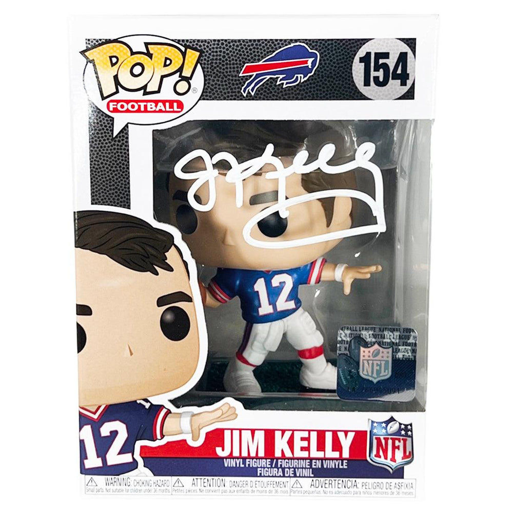 Jim Kelly Buffalo Bills Signed Funko POP Vinyl Figure (Beckett) - RSA