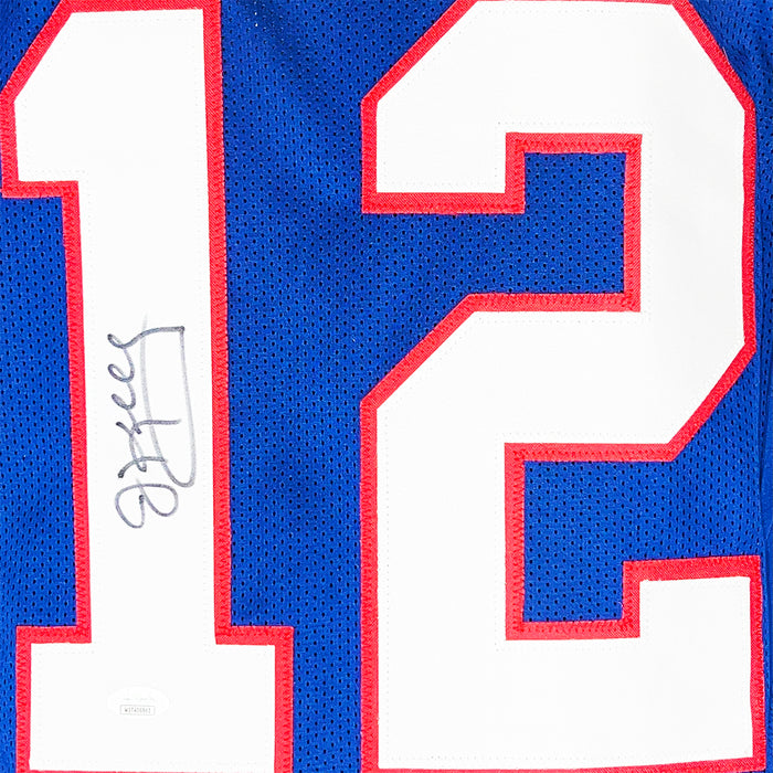 Jim Kelly Signed Buffalo Pro Blue Football Jersey (JSA)