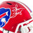 Jim Kelly Thurman and Thomas Signed Buffalo Bills Throwback 1987-01 Speed Full-Size Replica Football Helmet (Beckett)