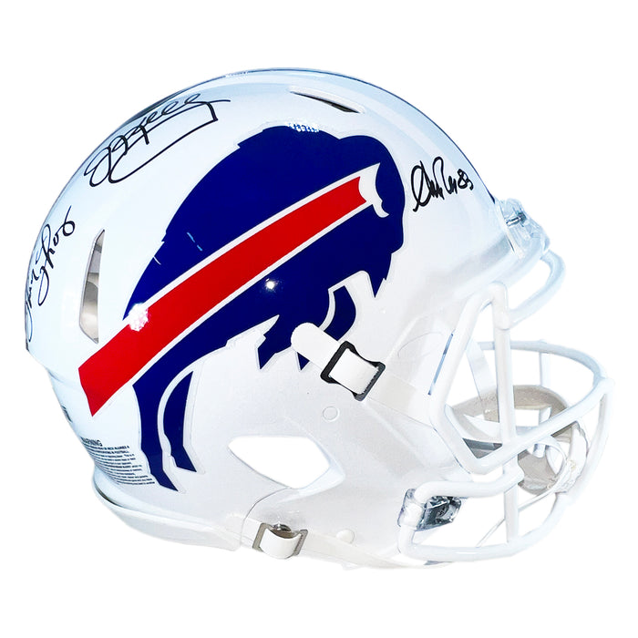 Bills Triplets Signed Buffalo Bills Authentic Speed Full-Size Football Helmet (Beckett)
