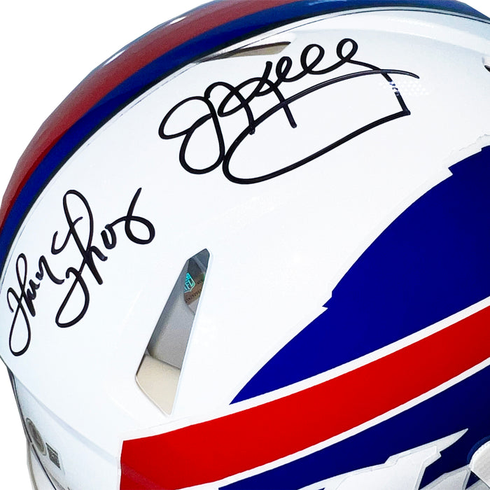 Bills Triplets Signed Buffalo Bills Authentic Speed Full-Size Football Helmet (Beckett)