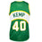 Shawn Kemp Signed Seattle Green Basketball Jersey (JSA)