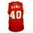 Shawn Kemp Signed Seattle Alternate Red Basketball Jersey (JSA)