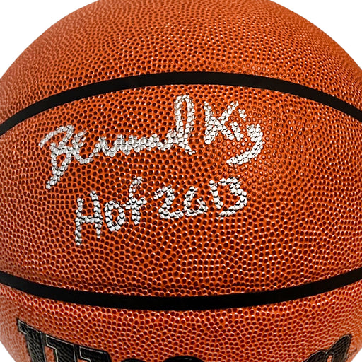 Bernard King Signed HOF 13 Inscription Wilson Authentic Series Basketball (Beckett)