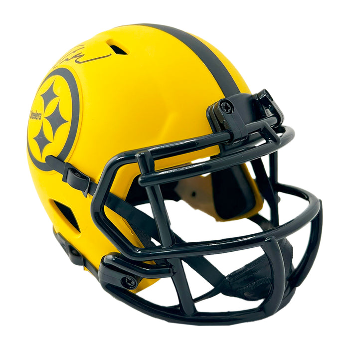 Levon Kirkland Signed Pittsburgh Steelers Rave Mini Football Helmet (Beckett)