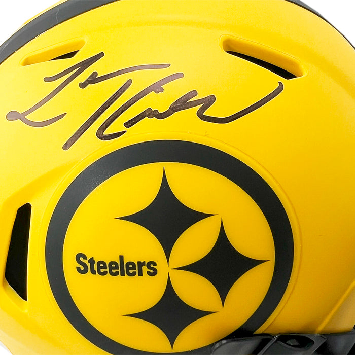 Levon Kirkland Signed Pittsburgh Steelers Rave Mini Football Helmet (Beckett)