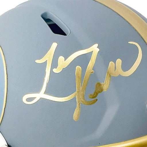 Levon Kirkland Signed Pittsburgh Steelers Slate Alternate Speed Mini Football Helmet (Beckett)