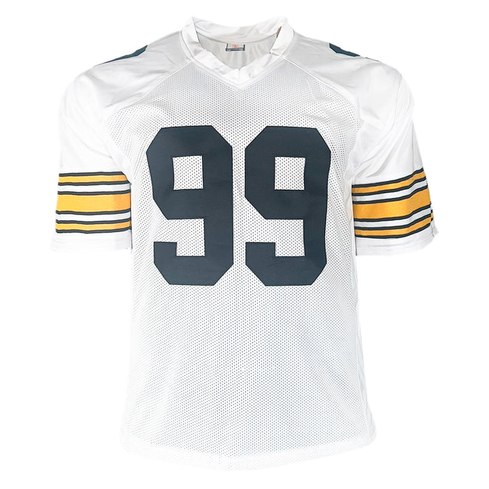 Levon Kirkland Signed Pittsburgh White Football Jersey (Beckett)