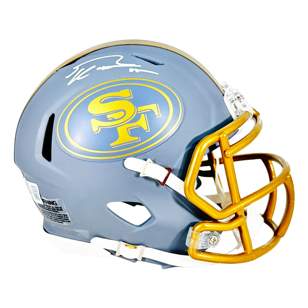 George Kittle Signed San Francisco 49ers Slate Alternate Speed Mini Fo — RSA