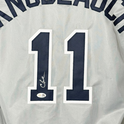 Chuck Knoblauch Signed New York Grey Baseball Jersey (JSA)