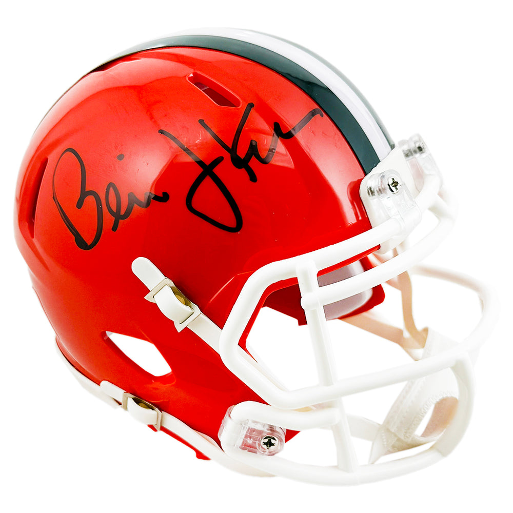 Bernie Kosar Signed Cleveland Browns Throwback 75-05 Speed Mini Football Helmet (JSA)