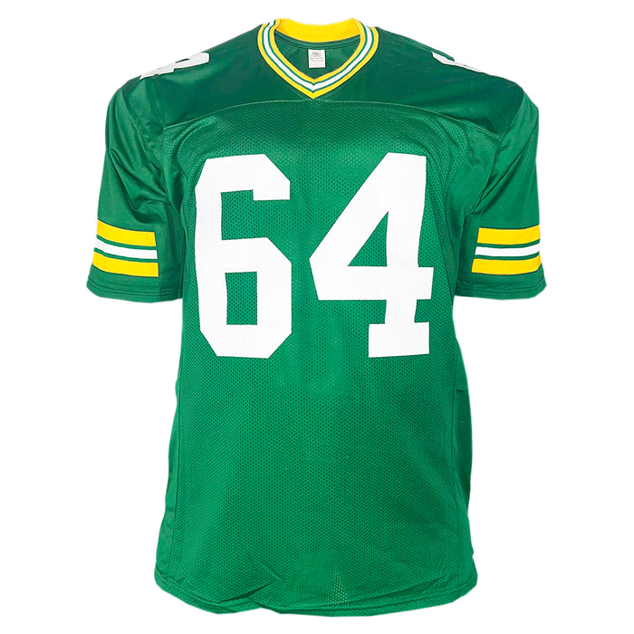 Jerry Kramer Signed HOF 2018 Inscription Green Bay Green Football Jersey (JSA)