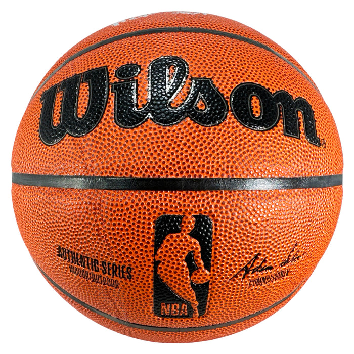Toni Kukoc Signed HOF 21 Inscription Wilson Authentic Series Basketball (Beckett)