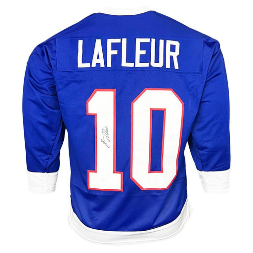 Guy Lafleur Signed Montreal Blue Hockey Jersey (JSA) - RSA