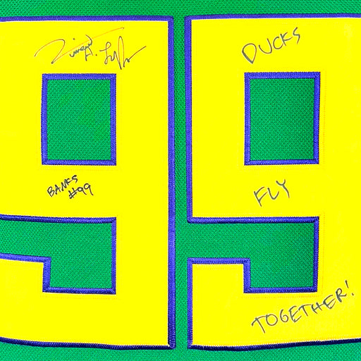 Vincent LaRusso Signed Adam Banks "Ducks Fly Together" The Mighty Ducks Hockey Jersey