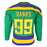 Vincent LaRusso Signed Adam Banks "Quack Quack Quack"The Mighty Ducks Hockey Jersey (Beckett)