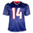 Kamari Lassiter Signed Houston Blue Rookie number Football Jersey (Beckett)