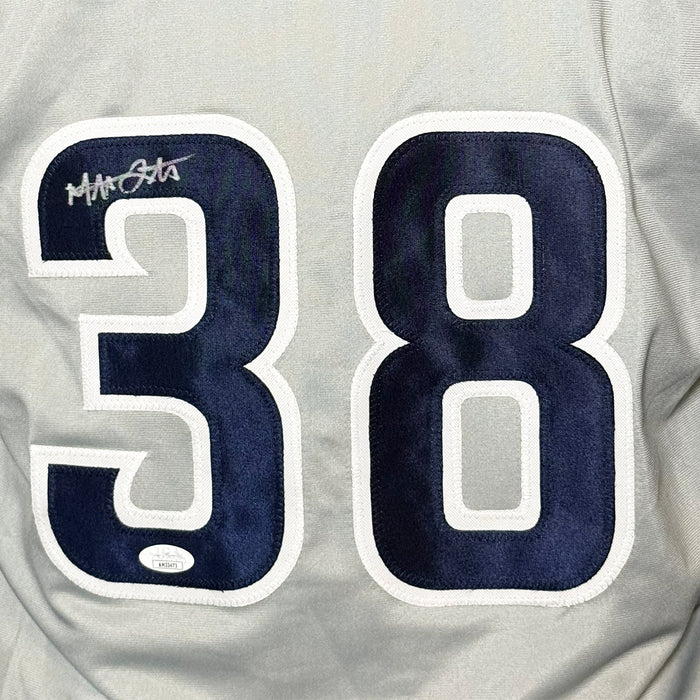 Mat Latos Signed San Diego Grey Baseball Jersey (JSA)